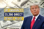 IRS Announces $1,390 Direct Deposit Relief Payment for November 2025